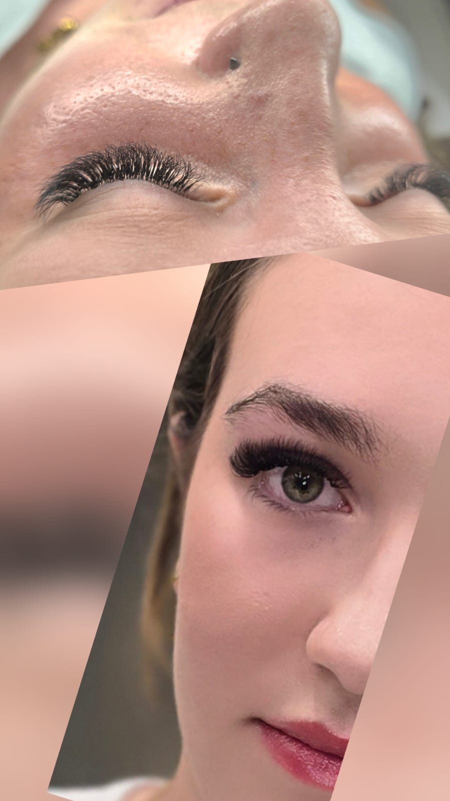 Wimpern-Styling von Olga